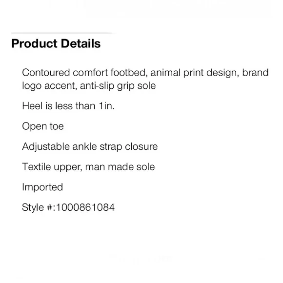 AEROSOLES Natural Leopard Print Cele Flat Sandals Women’s Size 7 - Picture 7 of 7